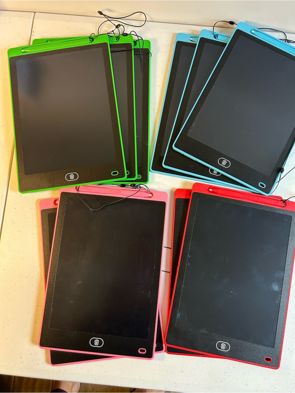 LCD Writing Tablet for Kids, 10 Inch Erasable Drawing Pad
Colorful Set of 10